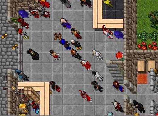 Stackable potions in Tibia 8.6